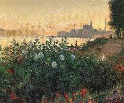 Claude Monet, Flowered Riverbank
